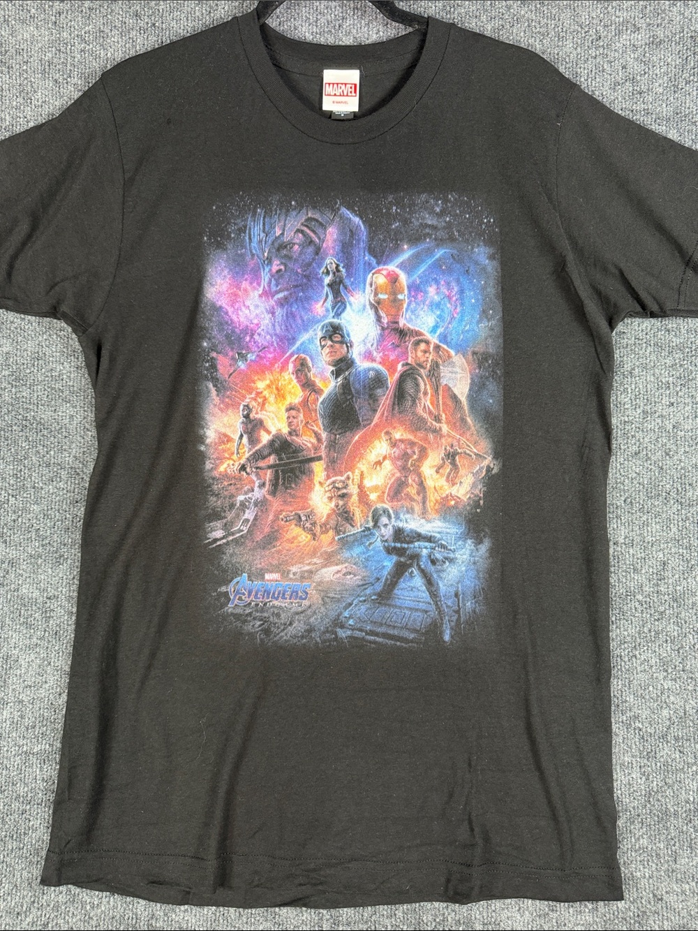 Marvel Avengers Infinity War Men's Medium Graphic T Shirt Black Superhero
